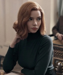 Beth Harmon in The Queen's Gambit